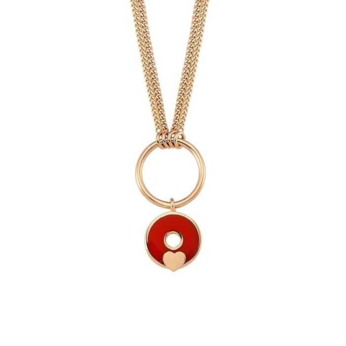 kalp Figürlü Choker Kolye