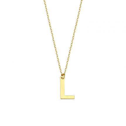 L Harfi Kolye Altınkenti'nin ALTIN HARF KOLYE modellerinden biridir. 14 ayar altın kolye modelleri ve fiyatları.