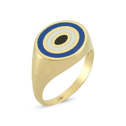 Nazar Serçe Parmak Yüzüğü Altınkenti'nin ALTIN NAZAR YÜZÜK modellerinden biridir. 14 ayar altın yüzük modelleri ve fiyatları.