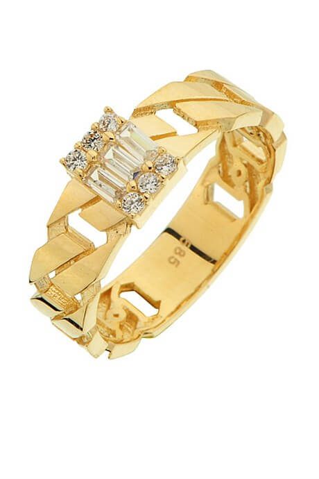 Altın Baget Taşlı Tasarım Altınkenti'nin Altın Baget Yüzük kategorisindeki altın yüzük modelleri ve fiyatları takılarından birisidir.