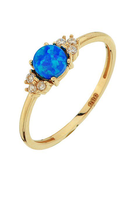 Altın Mavi Opal Taşlı Yüzük Altınkenti'nin Altın Mineli Yüzük kategorisindeki altın yüzük modelleri ve fiyatları takılarından birisidir.