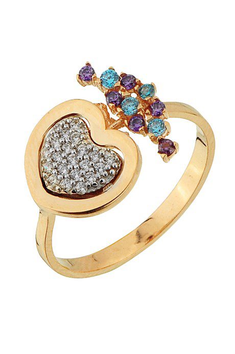 Altın Renkli Taşlı Kalp Yüzük Altınkenti'nin Altın Kalpli Yüzük kategorisindeki altın yüzük modelleri ve fiyatları takılarından birisidir.
