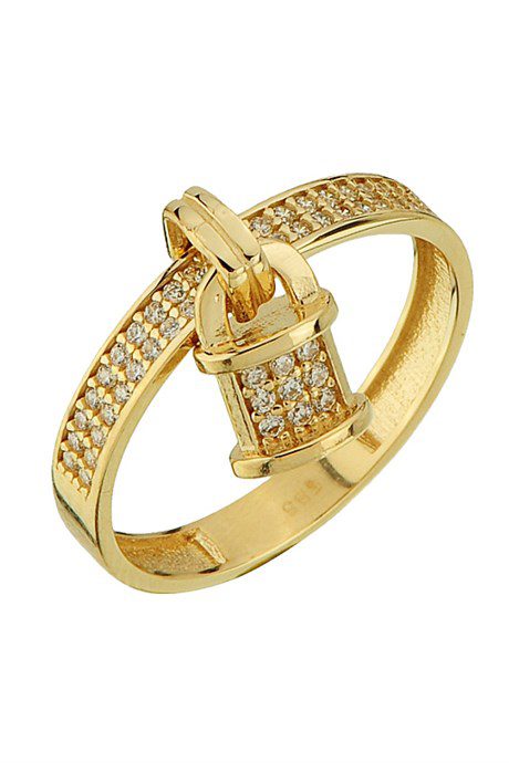Altın Taşlı Kilit Yüzük Altınkenti'nin Altın Yüzük kategorisindeki altın yüzük modelleri ve fiyatları takılarından birisidir.