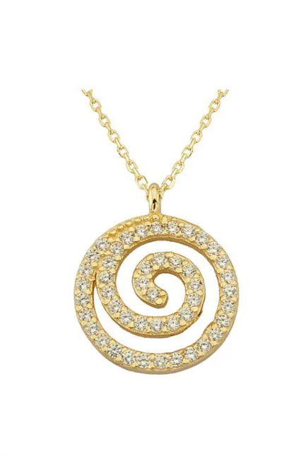 Altın Taşlı Spiral Kolye Altınkenti'nin AK-G1756 SKU'lu altın kolye modelleri veya altınlı kolye fiyatlarınden birisidir.
