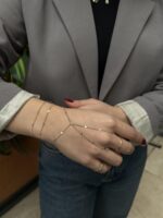 Altın Aynalı Zincirli Şahmeran 5 14 Ayar Altın, Sarı renk, 4.38 gr özellikli Altın Aynalı Zincirli Şahmeran tasarım detay görünümü
