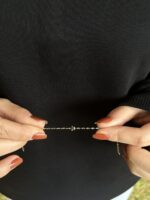 Kelebek Zincir Yıldız Bileklik 3 Kelebek Zincir Yıldız Bileklik farklı açıdan görünümü – 14 Ayar Altın, Sarı renk, 0.65 gr