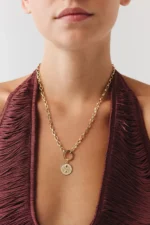 Altın Kalpler Charm Kolye 4 Altın Kalpler Charm Kolye galeri görünümü – 14 Ayar Altın, Sarı renk, 11.24 g