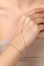 Aynalı Zincir Tek Tur Şahmeran galeri görünümü – 14 Ayar Altın, Sarı renk, 2.20 g
