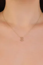 Çizgi Halkalı Gözlü Kolye 3 Çizgi Halkalı Gözlü Kolye, 14 Ayar Altın, Sarı renk, 1.81 g, galeri görünümü