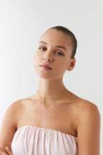Diva 2 Choker 3 Diva 2 Choker yakın plan görünümü – 14 Ayar Altın, Sarı renk, 9.52 g
