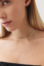 Ezme Zincir Choker 3 Ezme Zincir Choker detay görünümü – 14 Ayar Altın, Sarı renk, 5.77 g