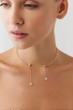 Galaksi Tel Choker 4 14 Ayar Altın, Sarı renk, 7.68 g özellikli Galaksi Tel Choker galeri görünümü