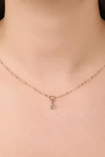 Oval Taşlı Ezme Forse Zincir Halkalı ve Toplu Kolye 3 Oval Taşlı Ezme Forse Zincir Halkalı ve Toplu Kolye, 14 Ayar Altın, Sarı renk, 1.58 g, galeri görünümü