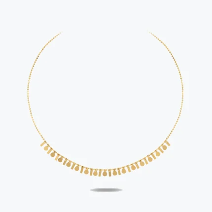 Altın Lamella 2 Kolye, 14 Ayar Altın, Sarı renk, 5.78 g