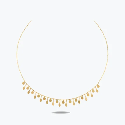 Altın Lamella Kolye, 14 Ayar Altın, Sarı renk, 4.91 g