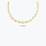Altın Halka Zincirli Rich Choker, 14 Ayar Altın, Sarı renk, 15.67 g