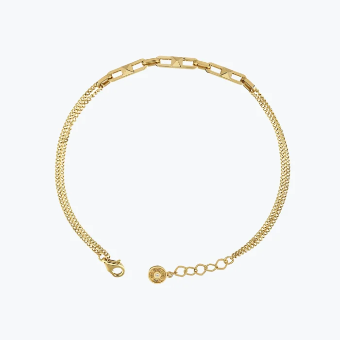 Minimalist İkon Köprülü Altın Bileklik 1 14 Ayar Altın, Sarı renk, 2.36 g özellikli Minimalist İkon Köprülü Altın Bileklik