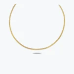 Altın Zincir Minicool Choker – 14 Ayar Altın, Sarı renk, 4.49 g