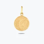Başak Damga Bileklik Charm – 14 Ayar Altın, Sarı renk, 0.90 g
