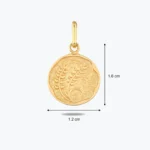 Başak Damga Bileklik Charm 3 14 Ayar Altın, Sarı renk, 0.90 g özellikli Başak Damga Bileklik Charm galeri görünümü