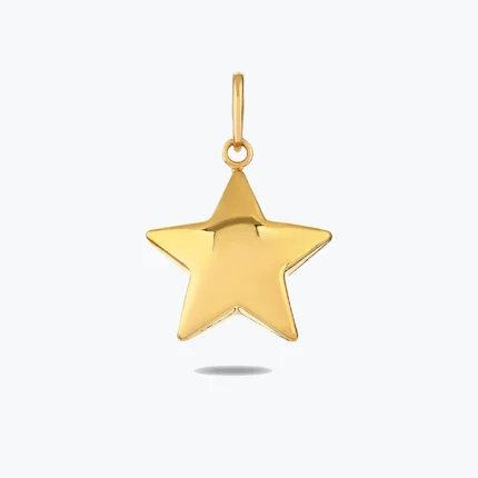 Bomb Yıldız Kolye Charm, 14 Ayar Altın, Sarı renk, 0.95 g