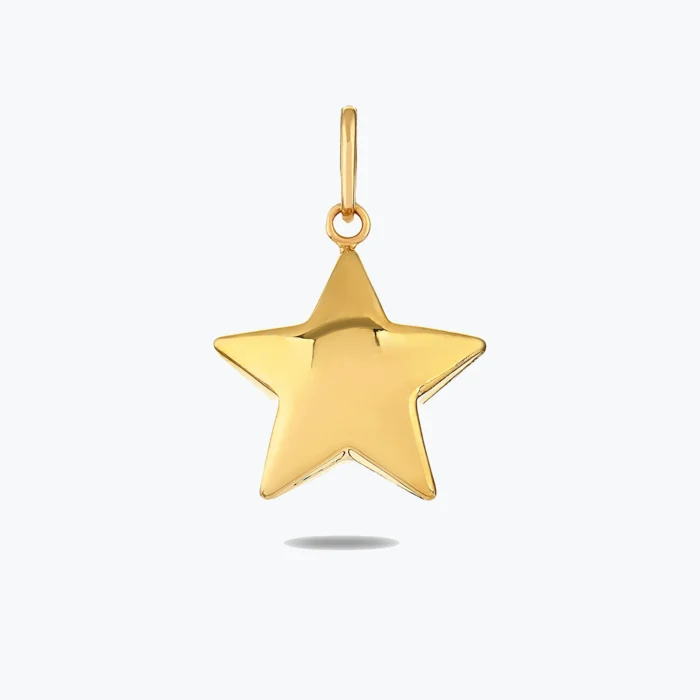 Bomb Yıldız Kolye Charm 1 Bomb Yıldız Kolye Charm, 14 Ayar Altın, Sarı renk, 0.95 g