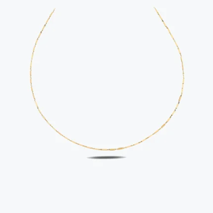 Çubuk Zincir Choker, 14 Ayar Altın, Sarı renk, 3.77 g