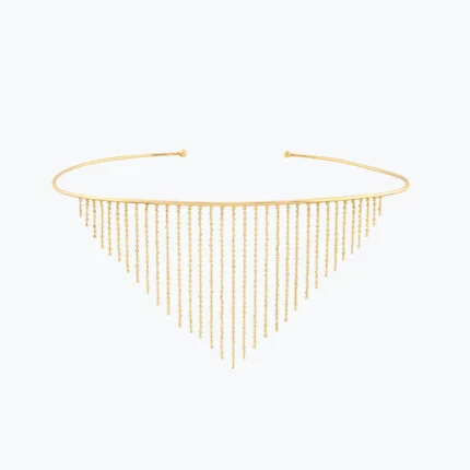 Diva 2 Choker, 14 Ayar Altın, Sarı renk, 9.52 g