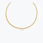 Ezme Zincir Choker, 14 Ayar Altın, Sarı renk, 5.77 g