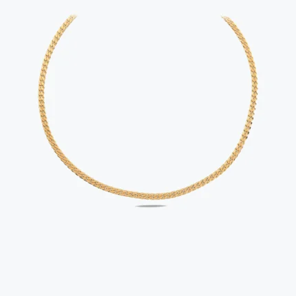 Ezme Zincir Choker, 14 Ayar Altın, Sarı renk, 5.77 g