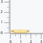 Geometrik Kesim Yüzük 4 Geometrik Kesim Yüzük galeri görünümü – 14 Ayar Altın, Sarı renk, 2.09 g
