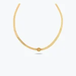 Göz Figür Choker, 14 Ayar Altın, Sarı renk, 5.12 g