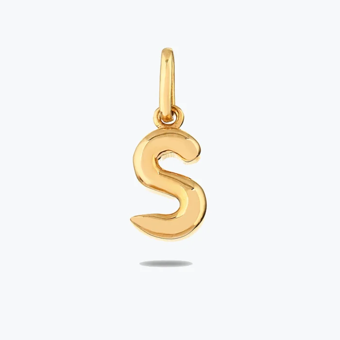 Harf Bileklik Charm 1 Harf Bileklik Charm – 14 Ayar Altın, Sarı renk, 0.62 g