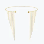 Işıltılı Zincir Diva Choker, 14 Ayar Altın, Sarı renk, 11.53 g