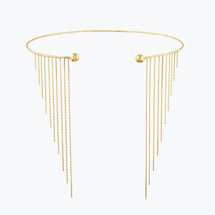 Işıltılı Zincir Diva Choker 1 Işıltılı Zincir Diva Choker, 14 Ayar Altın, Sarı renk, 11.53 g
