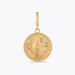 Kuşlar Tasarım Charm – 14 Ayar Altın, Sarı renk, 2.12 g