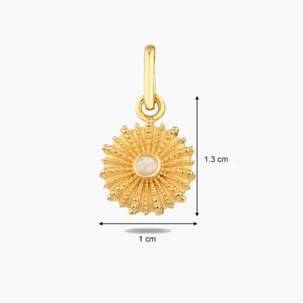 Okyanus Yıldızı Altın Charm Bileklik farklı açıdan görünümü – 14 Ayar Altın, Sarı renk, 0.65 g