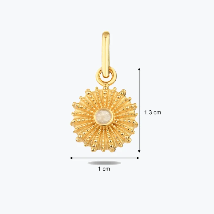 Okyanus Yıldızı Altın Charm Bileklik farklı açıdan görünümü – 14 Ayar Altın, Sarı renk, 0.65 g