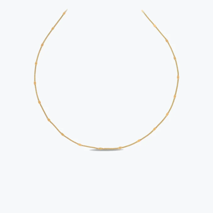 Minimal Ezik Forse Kolye 1 Minimal Ezik Forse Kolye, 14 Ayar Altın, Sarı renk, 2.8 g