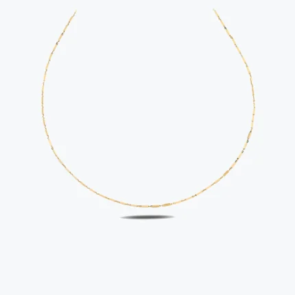 Minimal Sık Çubuk Kolye – 14 Ayar Altın, Sarı renk, 5 g