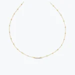Minimal Top Detay Choker, 14 Ayar Altın, Sarı renk, 1.80 g
