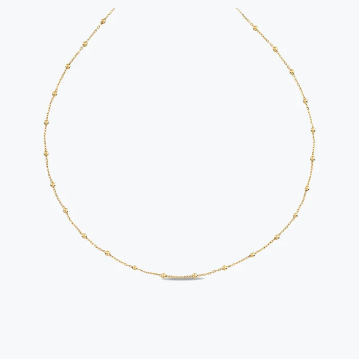 Minimal Top Detay Choker, 14 Ayar Altın, Sarı renk, 1.80 g