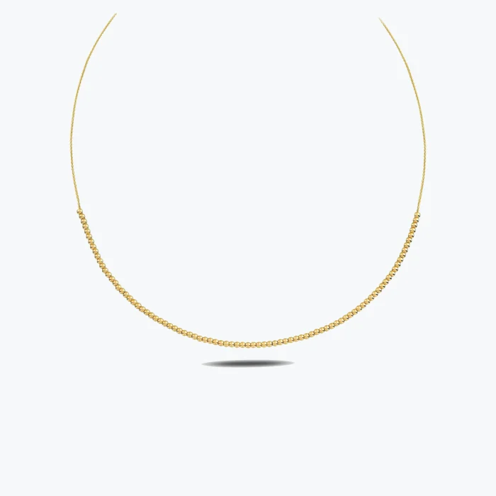 Minimal Toplar Choker 1 Minimal Toplar Choker – 14 Ayar Altın, Sarı renk, 3.64 g
