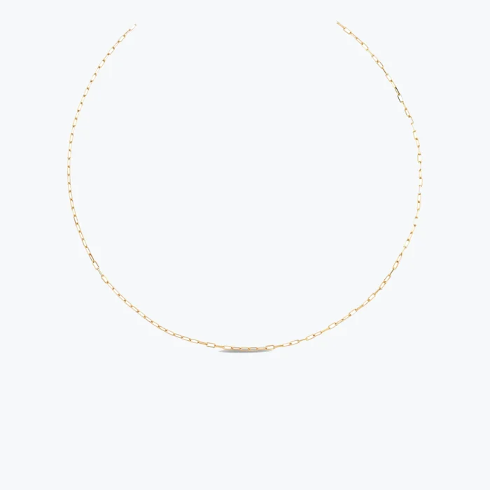 Minimal Zincir Choker 1 14 Ayar Altın, Sarı renk, 1.57 g özellikli Minimal Zincir Choker