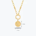 Pusula Damga Charm Kolye 5 Pusula Damga Charm Kolye galeri görünümü – 14 Ayar Altın, Sarı renk, 12.50 g