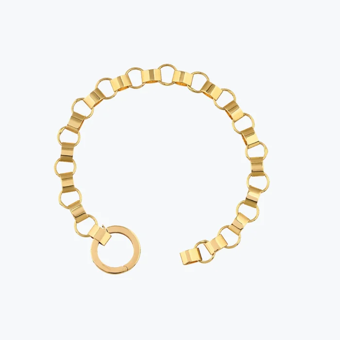 Altın Rolex Zincir Bileklik 1 Altın Rolex Zincir Bileklik, 14 Ayar Altın, Sarı renk, 4.92 g