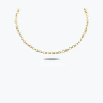 Sade Zincir Choker, 14 Ayar Altın, Sarı renk, 7.66 g