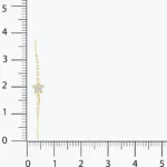 Taşlı Yıldızlı Sallantılı Zincir Küpe 4 14 Ayar Altın, Sarı renk, 1.24 g özellikli Taşlı Yıldızlı Sallantılı Zincir Küpe galeri görünümü