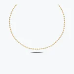 Ultra Minimal Top Choker – 14 Ayar Altın, Sarı renk, 6.27 g