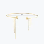 Venüs Tel Choker 5 14 Ayar Altın, Sarı renk, 7.23 g özellikli Venüs Tel Choker farklı açıdan görünümü
